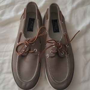 Hello boat shoe Sperry lace up men's Gray